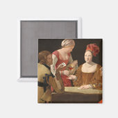 Aimant La Cheat avec l'As des Clubs, La Tour (Recto/Verso)