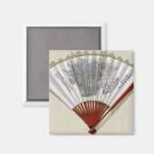 Aimant La Chine face à une carte fantaisiste (Recto/Verso)