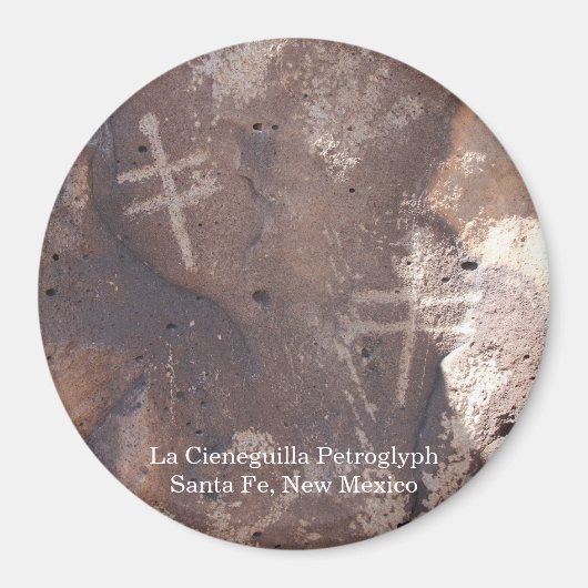 Aimant La Cieneguilla Petroglyph Santa Fe (Devant)
