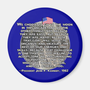 Aimant La citation de JFK qui a envoyé des humains sur la