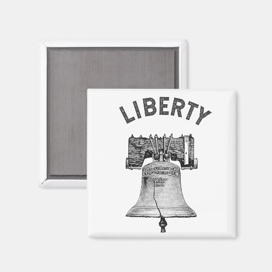 Aimant La Cloche de la liberté (Recto/Verso)