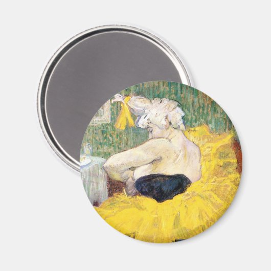 Aimant La Clownesse (clown) Cha-U-Kao par Toulouse Lautre (Recto/Verso)