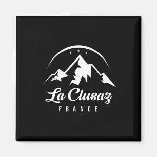 Aimant La Clusaz France Station De Ski Ski Snowboard So