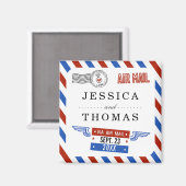 Aimant La collection moderne de Mariages Airmail (Recto/Verso)