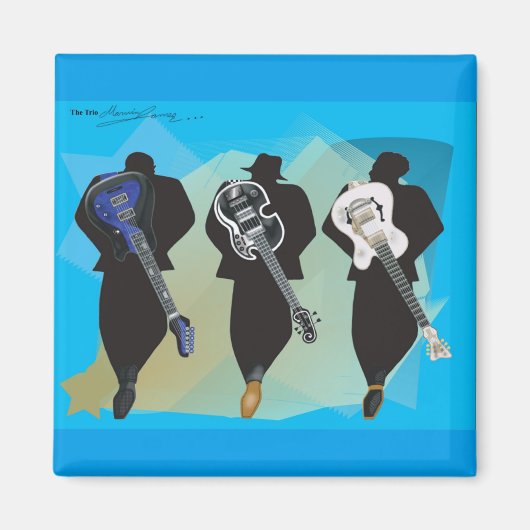 Aimant La collection trio-aimant Carré (Devant)