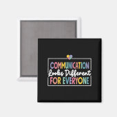 Aimant La communication est différente pour chaque person (Recto/Verso)