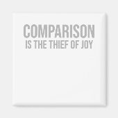 Aimant La comparaison est le voleur de la joie (Devant)