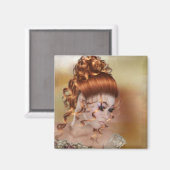 Aimant La conception de la tête rouge 2 (Recto/Verso)