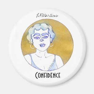 Aimant La confiance célèbre une forte collection de fem