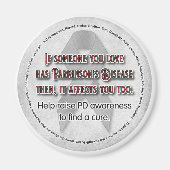 Aimant La conscience de Parkinson si quelqu'un que vous a (Devant)