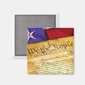 Aimant La Constitution américaine (Recto/Verso)