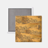 Aimant La Constitution américaine (Recto/Verso)