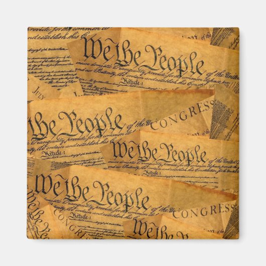 Aimant La Constitution américaine (Devant)