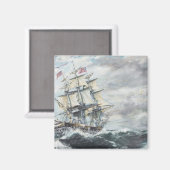 Aimant La Constitution américaine se dirige vers la Guerr (Recto/Verso)