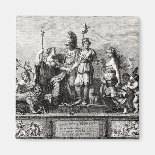 Aimant La Constitution française (Devant)