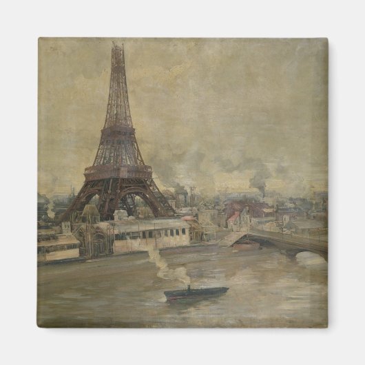 Aimant La construction de la Tour Eiffel (Devant)