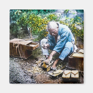 Aimant La cordonnière du Vieux Japon Vintage japonais