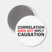 Aimant La Corrélation N'Implique Pas La Causation (Recto/Verso)