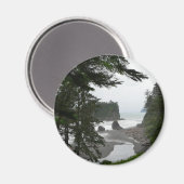 Aimant La côte de Ruby Beach (Recto/Verso)