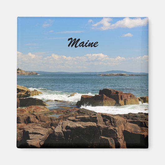Aimant La côte rocheuse du Maine (Devant)