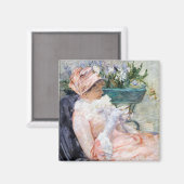 Aimant La Coupe du Thé, Mary Cassatt (Recto/Verso)