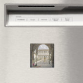 Aimant La Cour de l'Alberca dans l'Alhambra, Grenade, (In Situ (Lave-vaisselle))