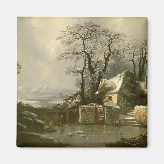 Aimant La course des moulins congelés (Devant)