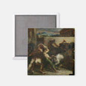 Aimant La course du Cheval sauvage à Rome, vers 1817 (Recto/Verso)