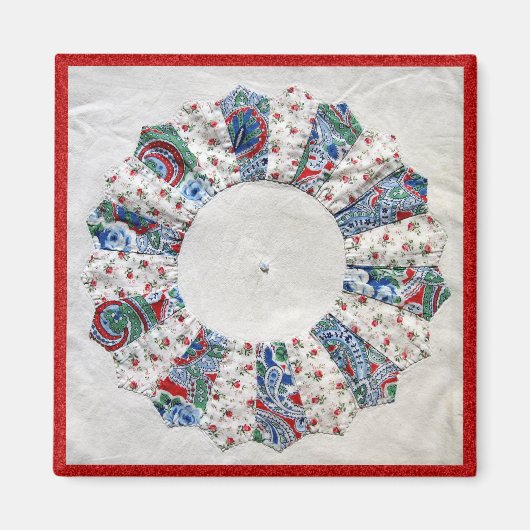 Aimant La courtepointe de la grand-mère Nellie - Bloc #1 (Devant)