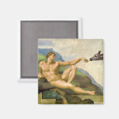 Aimant La Création D'Adam Parody (Recto/Verso)