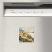 Aimant La Création D'Adam Parody (In Situ (Lave-vaisselle))