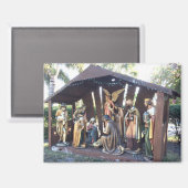 Aimant La crèche de Noël. Sanibel Est., USA. (Recto/Verso)