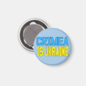 Aimant La Crimée est l'Ukraine (Recto/Verso)