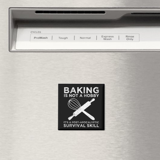 Aimant La cuisson n'est pas un passe-temps C'est une comp (In Situ (Lave-vaisselle))