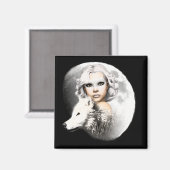 Aimant La Dame de la Lune (Recto/Verso)