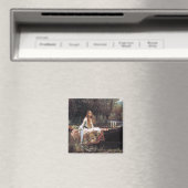 Aimant La dame de Shallot, l'aimant Carré (In Situ (Lave-vaisselle))