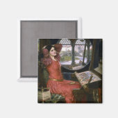 Aimant La Dame de Shalott de Waterhouse (Recto/Verso)