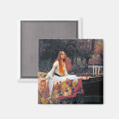 Aimant La Dame de Shalott, John William Waterhouse (Recto/Verso)