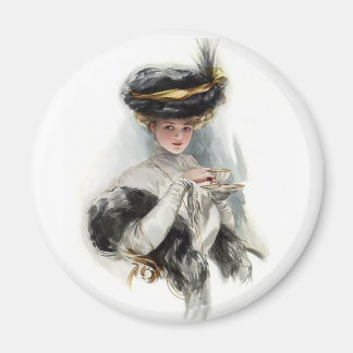 Aimant La Dame de Thé de l'après-midi