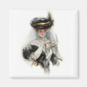 Aimant La Dame de Thé de l'après-midi