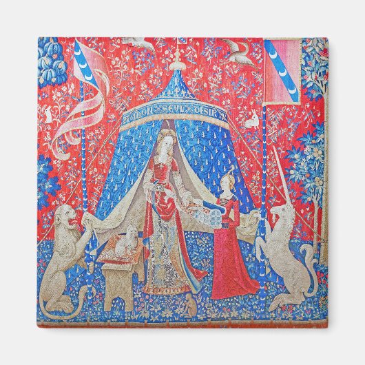 Aimant La Dame et la licorne / A Mon Seul Desir (Devant)