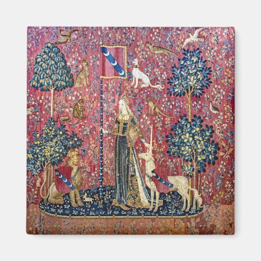 Aimant La Dame et la licorne, Touch (Devant)