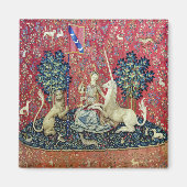 Aimant La Dame et la licorne, Vue (Devant)