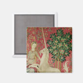 Aimant La Dame et la licorne : 'Vue' (Recto/Verso)