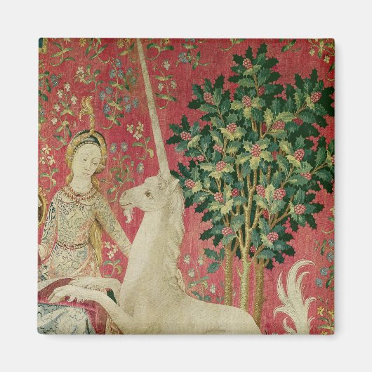 Aimant La Dame et la licorne : 'Vue' (Devant)