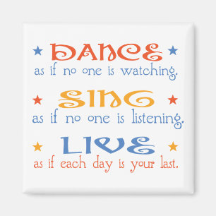Aimant La danse chantent vivant