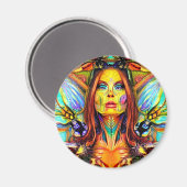 Aimant La Déesse Gaia, La Mère De La Terre (Recto/Verso)