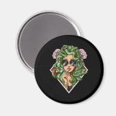 Aimant La déesse grecque Medusa (Recto/Verso)