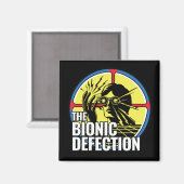 Aimant La défection bionique, magnétique de l'homme élect (Recto/Verso)