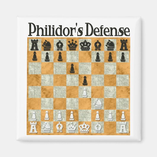 Aimant La défense de Philidor (Devant)